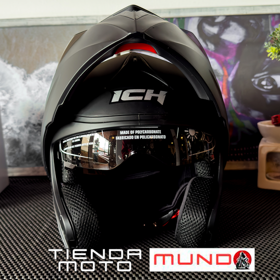 CASCO ABATIBLE ICH 3110 SOLID NEGRO