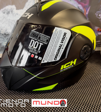 CASCO ABATIBLE ICH 3110 ZURIAL NEGRO AMARILLO NEON RD