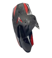 GUARDABARRO TRASERO MONOBRAZO ADVENTURE UNIVERSAL CON CALCA REFLECTIVA