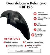 GUARDABARRO DELANTERO CBF 125 INYECTADO