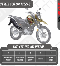 KIT YAMAHA XTZ 150 Diferentes colores