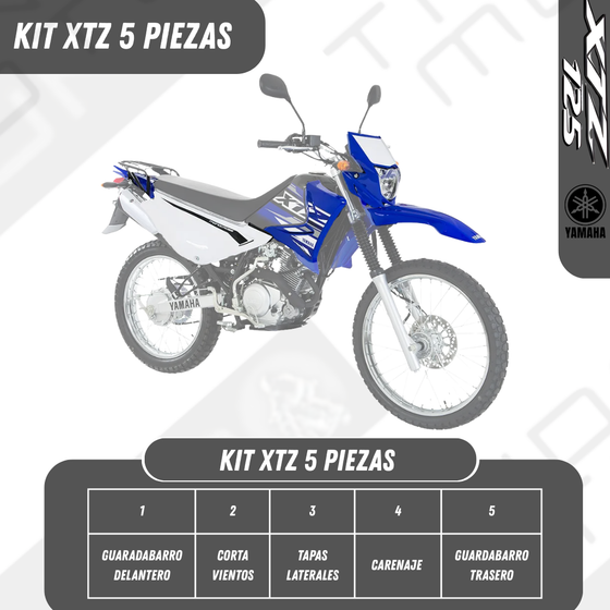 KIT XTZ 125 5 PRODUCT