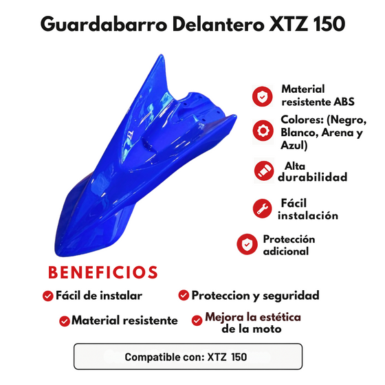 GUARDABARRO DELANTERO XTZ 150