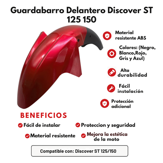 GUARDABARRO DELANTERO DISCOVER ST 125 150 PREMIUM