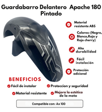 GUARDABARRO DELANTERO APACHE 180 PINTADO
