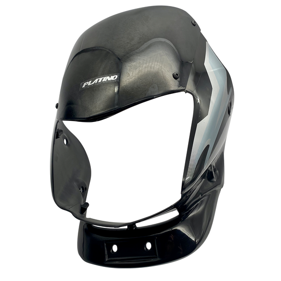 CARENAJE PLATINO 100 125 CON VISOR Y CALCOMANIAS