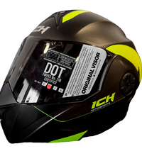 CASCO ABATIBLE ICH 3110 ZURIAL NEGRO AMARILLO NEON RD
