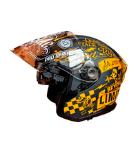 CASCO ABATIBLE SHAFT PRO240DV RET RETRUM NEG DORADO M