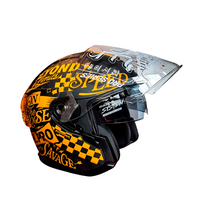 CASCO ABATIBLE SHAFT PRO240DV RET RETRUM NEG DORADO M