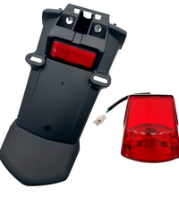 GUARDABARRO TRASERO PORTAPLACA XTZ 125/250 CON TRAGALUZ Y COCA STOP