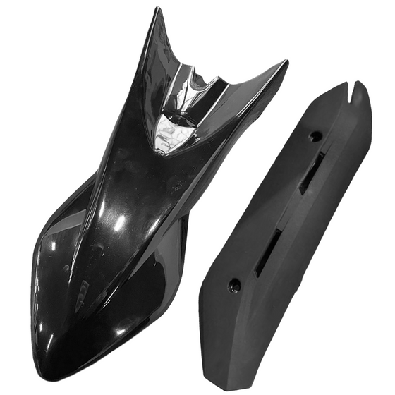 KIT GUARDABARRO DELANTERO NEGRO XTZ 150 Y PROTECTOR EXOSTO XTZ 150