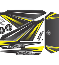 CALCOMANIA KIT DT 125-175 (CARENAJE, TANQUE, TAPA LATERAL)