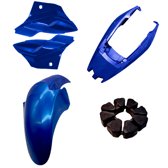 KIT Pulsar UG 180 COLA SILLIN - TAPA LATERAL -GBA + GRATIS CAUCHO